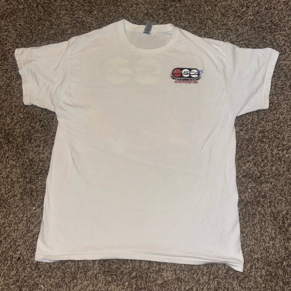 White Men's T-Shirt with Graphic